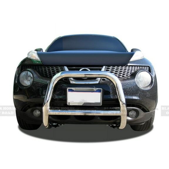 Black Horse A Bar No skid plate Stainless Steel Compatible with 2011-2017 Nissan Juke (Excludes NISMO model)-BBNIJUSS