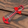 thumbnail image 5 of Yucurem 4Pcs Deck Tie Down Tent Stakes Aluminium Alloy with Spring Buckle Tent Awnings (Red), 5 of 8