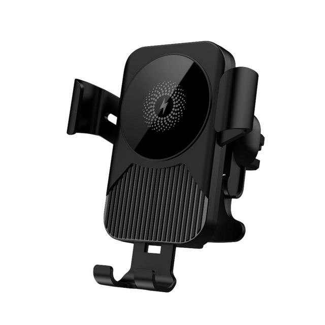 Wireless Car Charger Smart Mobile Phone Vehicle Wireless Charger 15W Car Fast Charging Qc3.0 Typec Output Interface 360 Rotatable Phone Car Navigation Ios and android Universal android Phone Charger