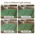 thumbnail image 7 of ODIKA 8'x10' Washable Area Rug Forest Bold Lattice Cartouche Vintage Faded Motif Sage Alfombra for King Size Bedroom Under Bed, Master Suite, Non-Shedding, Easy Care, 7 of 7