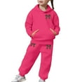 thumbnail image 7 of XEGLSBU First Day of School Outfits for Girls 5Th Grade Child Toddler Boys Girls Long Sleeve Solid Warm Hoodie Pullover Tops Pants Kids Outfits Sweat Suit Size 12-13 Years, 7 of 7