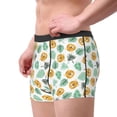 thumbnail image 2 of Balery Tiger Leaves Calzoncillos bóxer para hombre, ropa interior de algodón suave y transpirable con cinturilla de nailon-Large, 2 of 5