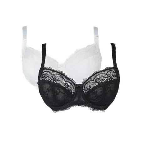 

Gorgeous Womens Scallop Non-Padded Bra (Pack of 2)