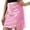 Pink, variant on Sngxgn Women High Elastic Waist Pleated Skirt Mini Swing A-line Skirts(Green,XXL)