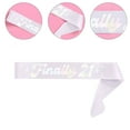 thumbnail image 2 of Aellinatey Girl Teens Birthday Sash for Spring Carnivals Photography Birthday FINALLY 21, 2 of 6