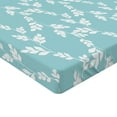 thumbnail image 2 of Ambesonne Rustic Fitted Sheet, Rural Meadow Farmhouse, Twin Size, Pale Blue White, 2 of 3