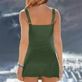 thumbnail image 4 of Womens Tankini Bathing Suits Womens Swimsuits 2 Piece Women Two Piece Tankini Swimsuits with Skirt Vintage High Waisted Bathing Suits Push Up Swimdress Features:, 4 of 4