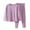 Purple, variant on Cute Summer Set, Kids' Solid Color Warm Home Sleepwear Two-Piece