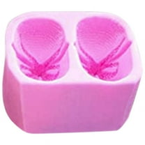 Baby Bootie Silicone Fondant Mold Knitted Shoes Cake Decorating Tools DIY Mould Candle Soap Clay