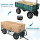 thumbnail image 5 of 500lb capacity garden utility wagon - industrial grade mesh steel, convertible side panels, 10 pulgada tires para farm, construction & commercial landscaping, 5 of 6