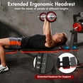 thumbnail image 5 of Weight Bench,Blacksmith Foldable Workout Bench with Leg Extension,Preacher Curl and Extended Headrest, 880 LBS Capacity Incline Decline Bench for Home Gym Full Body Exercise, 5 of 9