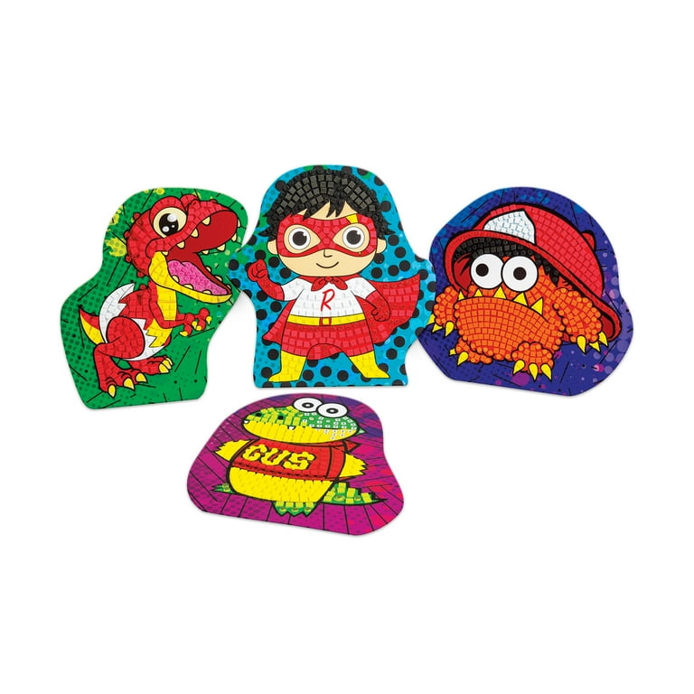 Ryan's World Sticky Mosaics Toys: Create Characters with Over 1500