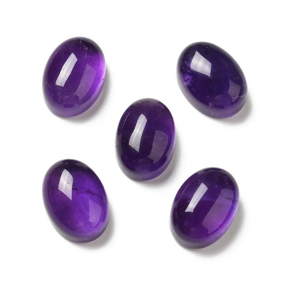 Natural Amethyst Cabochons Oval 18x13x8.5mm