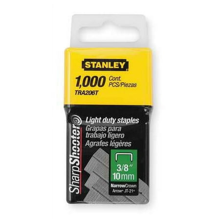 STANLEY TRA206T 3/8-Inch Wide Staples, 1000 Ct