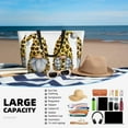 thumbnail image 5 of Pofeuu Leopard Gnomes Print Beach Bag,Waterproof Sandproof Beach Tote Bag, Large Capacity Foldable Beach Bags for Women, 5 of 7