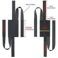 thumbnail image 3 of Adjustable Hoverboard Attachment Straps Hook and Loop Fastening Hoverboard Fastening Cable Hoverboard Replacement Straps with Protectors for Go Kart Seat Accessories, 3 of 8