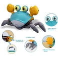 thumbnail image 2 of BEEPRINCESS Baby Toys Crawling Crab, Rechargeable Tummy Time Baby Walkers Toys with Music and LED Light, Toddlers Sensory Interactive Christmas Birthday Gifts for 1-3 3-8 Years Old Boys Girls, 2 of 6