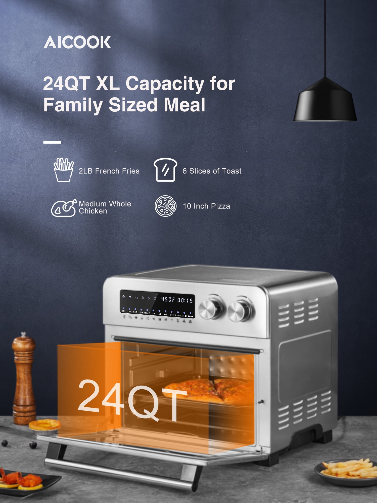 Innobella 23l mighty chef sales air fryer oven