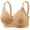 Beige, variant on Women's Slim Cup Plus Size Adjustable Bra Lace Push Up Non Underwire Sexy Bra