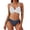 Navy, variant on Women High Waisted Bikini Sets Backless Strap Two Piece Swimsuits Cut out Bathing Suit Summer Swimwear Strapless Bikini Sets for Women Navy L