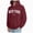 L101-Brick Red, variant on Men's Letter Graphic Hoodies Drawstring Long Sleeve Oversized Sweatshirt Loose Pullover Top(L101-Beige,XXXL)