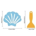 thumbnail image 3 of Safeglitz 20-Piece Non-Slip Bathtub Stickers Sea Shapes - PEVA Material Waterproof Adhesive Safety for Showers Pools Slippery Surfaces, 3 of 8