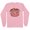 Pink, variant on Spooky and Groovy Long Sleeve Shirt Unisex Large White