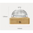 thumbnail image 3 of Solid Wood Aromatherapy Diffuser – Natural Grain Essential Oil Diffuser with Auto Shut-Off, Quiet Mist for Bedroom, Office & Home Relaxation (Includes Brush & Measuring Cup), 3 of 6