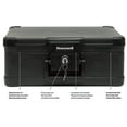thumbnail image 4 of Honeywell Safes, 0.24 Cu ft, Fire Waterproof 30 Minute ETL Letter Size File Key Locked Chest, 1503, 4 of 11