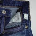 thumbnail image 3 of KIDSCOOL SPACE Big Boys Jeans,Kids Elastic Band Inside Ripped Holes Denim Pants,Deep Blue,9-11 Years, 3 of 5