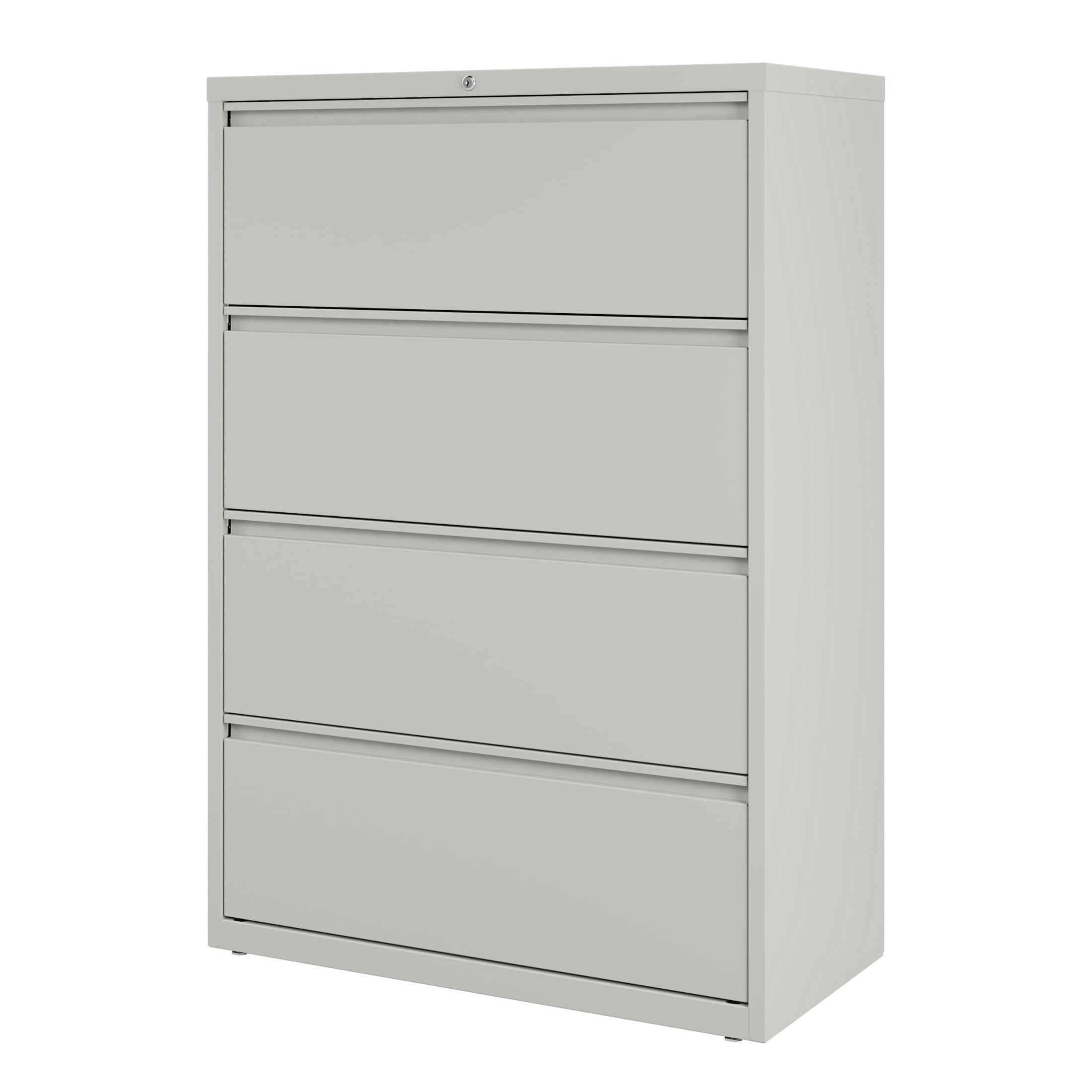 Hirsh 36 Inch Wide 4 Drawer Metal Lateral File Cabinet for Home and Office, Holds Letter, Legal and A4 Hanging Folders, Gray