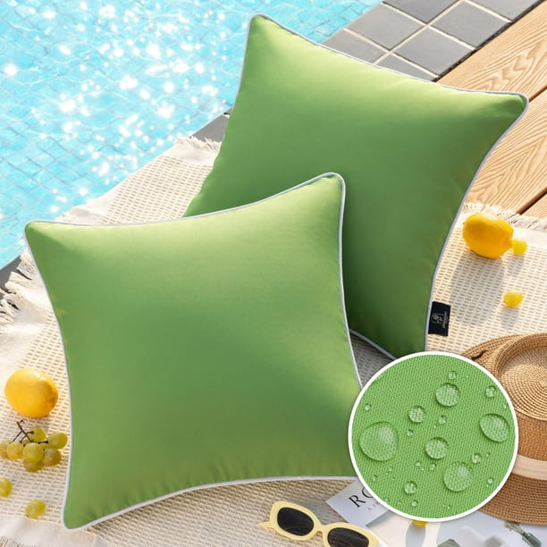 Funda de Cojín Decorativa Impermeable para Exteriores 45x45 cm (Paquete de 2)
