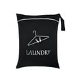 thumbnail image 2 of 2PCS 30*40cm Large Travel Laundry Bag Wet Dry Bag Washable Dirty Clothes Drawstring Bag Suitable For Gym Clothes Swimwear Fitness Available In Blue Pink Black Gray, 2 of 2