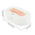 thumbnail image 2 of Unique Bargains 1 Pc Bow Design Jewelry Box Jewelry Organizer White Light Pink ABS TPE, 2 of 5