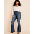 thumbnail image 2 of Sofia Jeans Women's Plus Size Curvy High Rise Zip Fly Flare Jeans, 2 of 6