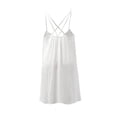 thumbnail image 3 of Ropa Playa Ocean Pacific para Mujer Vestido Cuello Redondo Sin Manga Tirante Cruzado Blanco Talla G, 3 of 4