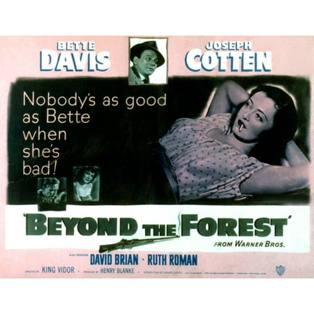 Davis Movie Poster - Beyond The Forest Joseph Cotten Bette Davis 1949 Movie Poster Masterprint
