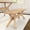 Blonde, variant on Plank+Beam Solid Wood Verso Dining Bench, 48" Entryway Bench, Minimalist Room Bench, White Sand