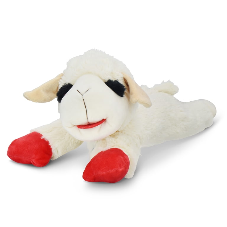 Multipet Jumbo Lamb Chop Plush Dog Toy, 18 Inches photo 1