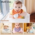 thumbnail image 5 of Muslin Baby Bibs,Soft Triangular Baby Bandana Drool Bibs for Baby Boy Girl,Solid Colors Bib for Drooling Teething, 5 of 5
