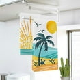 thumbnail image 3 of Hello Sunshine Summer Sun Kitchen Dish Towels Set of 2, Spring Tropical Palm Tree Beach Coastal Hand Towel Drying Baking Cooking Cloth, Hawaii Seagull Nautical Home Kitchen Decor 18x26, 3 of 6