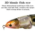 thumbnail image 3 of Lifelike Eye 3 Segment Rotating Tail Bass Fish Bait VMC Hooks Fishing Lure Double Propeller Blade 05, 3 of 8