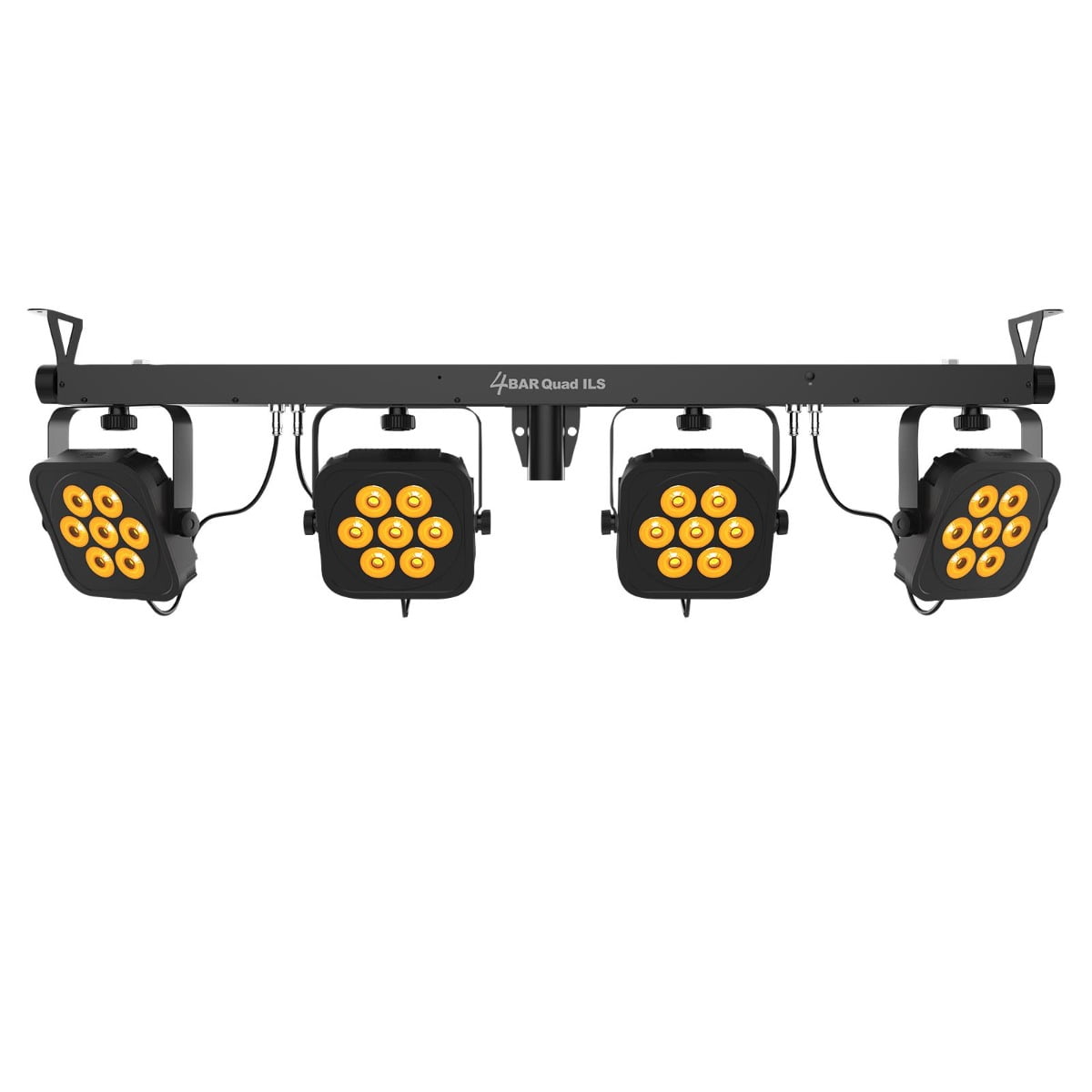 Chauvet DJ 4Bar Quad ILS Complete RGBA LED Wash Lighting Solution with Fog Machine Package
