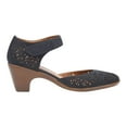 thumbnail image 2 of Easy Spirit Cindie Women's Perforated Leather Pumps Color: Black Size: 8.5, 2 of 4