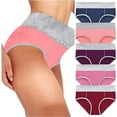 thumbnail image 1 of Xiao Hua Ropa interior sin costuras para mujer, bragas sexys de encaje estilo hipster, tanga, bragas, ropa interior para mujer, 5 piezas, L, 1 of 3