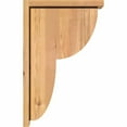 thumbnail image 3 of 5 1/2"W x 14"D x 22"H Crestline Smooth Corbel w/Backplate, Western Red Cedar, 3 of 9