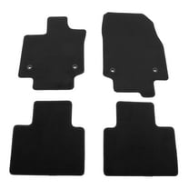 Ikon Motorsports Front Rear Floor Mats Liner Fits 2023-2025 Lexus RX-Class, Nylon OEM Fitment Style Anti-slip Carpets Replacement Black 4PCS