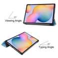 thumbnail image 4 of Allytech Galaxy Tab S6 Lite 10.4" 2022 2020 Case SM-P610 P615 P613 P619, Slim Fit Hard PC Shell Auto Sleep Wake Trifold Stand Shockproof Protective Back Cover for Samsung Galaxy Tab S6 Lite - Skyblue, 4 of 9