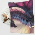 thumbnail image 6 of Naloa Dragon Dog Blanket, 3 Sizes Cat Blanket for Indoor Cats Large Medium Small Dog Gifts-Small, 6 of 8