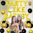 thumbnail image 4 of Great Gatsby Party Decorations Party Like Gatsby Balloons Black Gold Balloon Garland Arch Kit Roaring 20s Party Decorations, 4 of 8